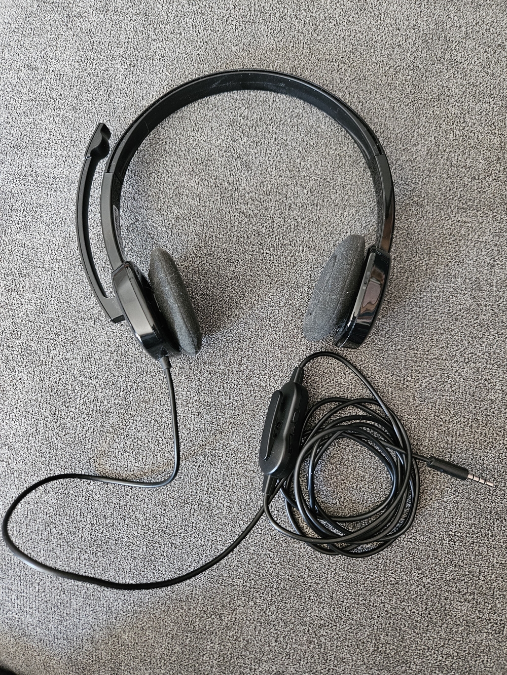 Logitech H151 Wired Stereo Headset with Microphone - Black